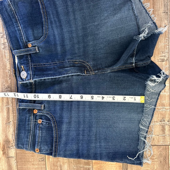 Levi's Dark Blue Jean Shorts - Picture 4 of 4